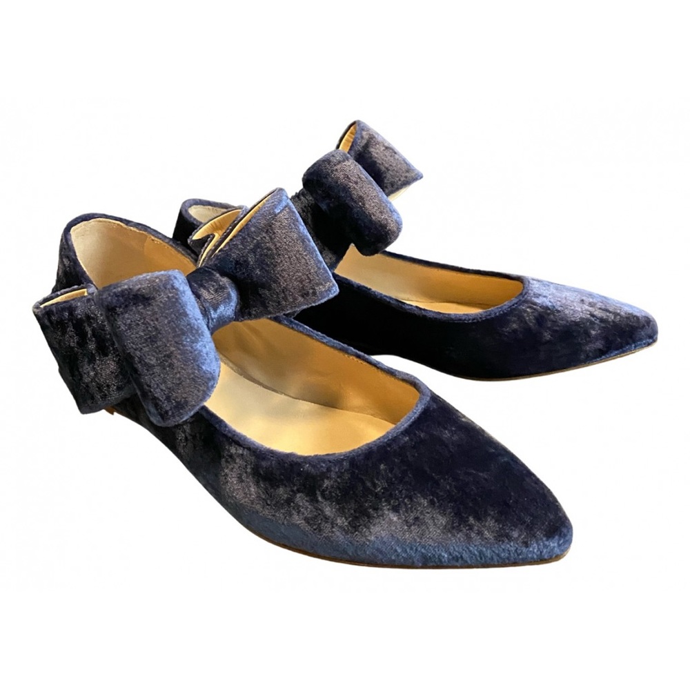 Poly Plume Black Flats